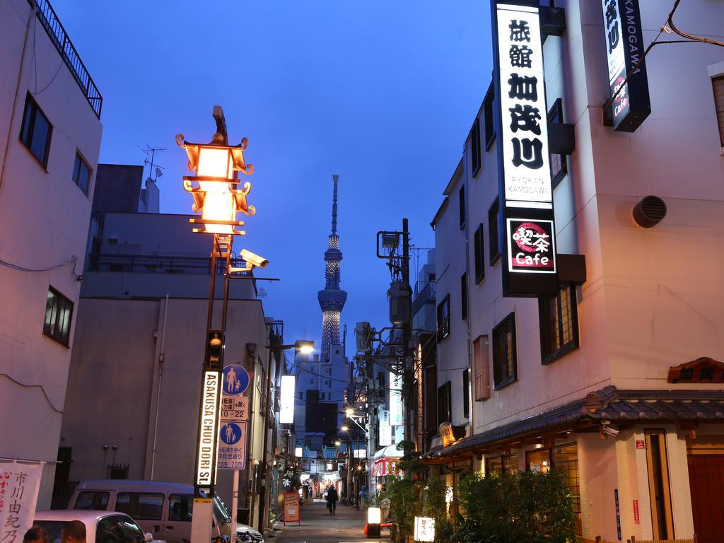 Ryokan Kamogawa Asakusa Tokyo Exterior photo